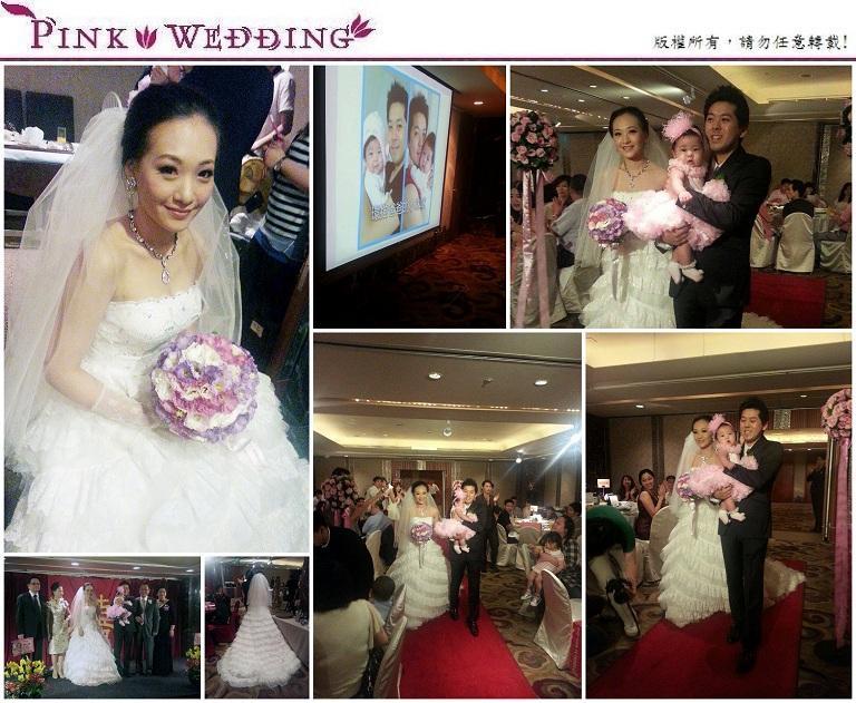 ＜韋翰＆秀梅＞最可愛粉嫩的婚禮女主角 (台北)