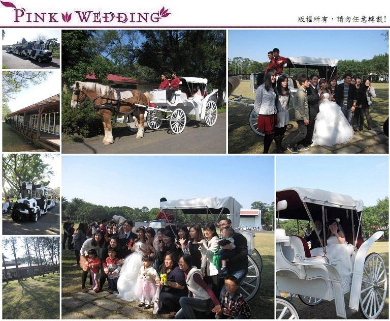 ＜景裕＆穎蓁＞乘著夢幻馬車進場的王子公主  (桃園)